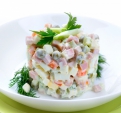 Оливье с языком 150гр.